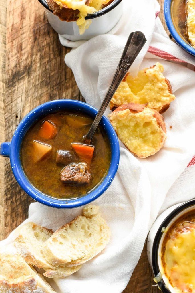 Slow Cooker French Onion Beef Stew