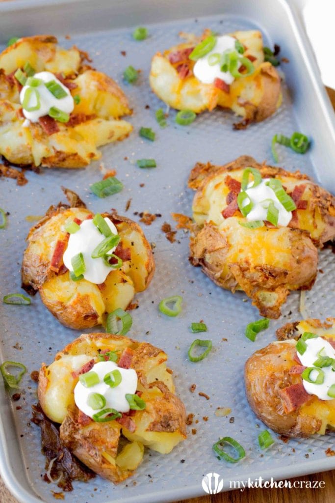 Loaded Smashed Potatoes