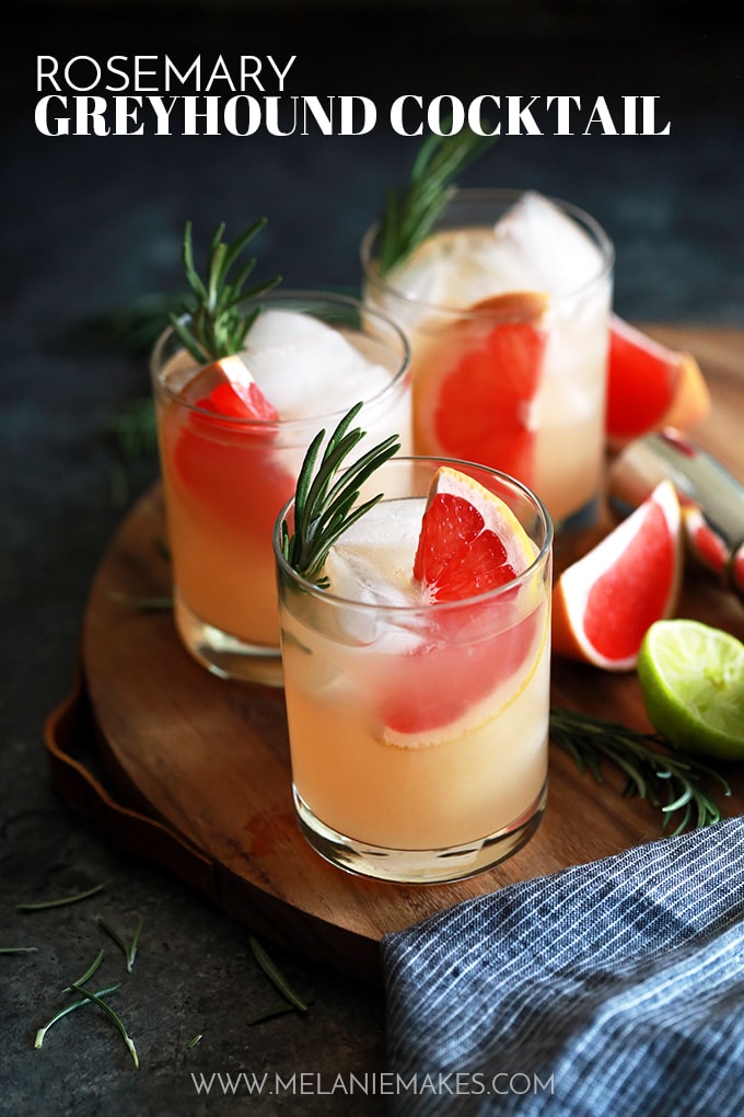 Rosemary Greyhound Cocktail