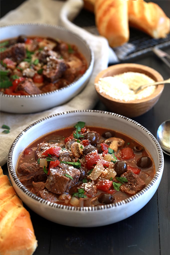 Slow Cooker Mediterranean Beef Stew