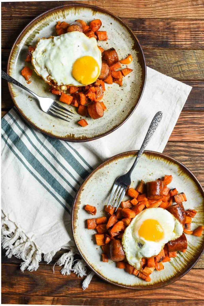 Sweet Potato & Sausage Hash