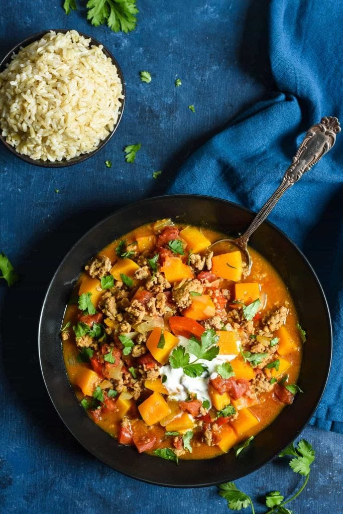 Turkey & Butternut Squash Curry