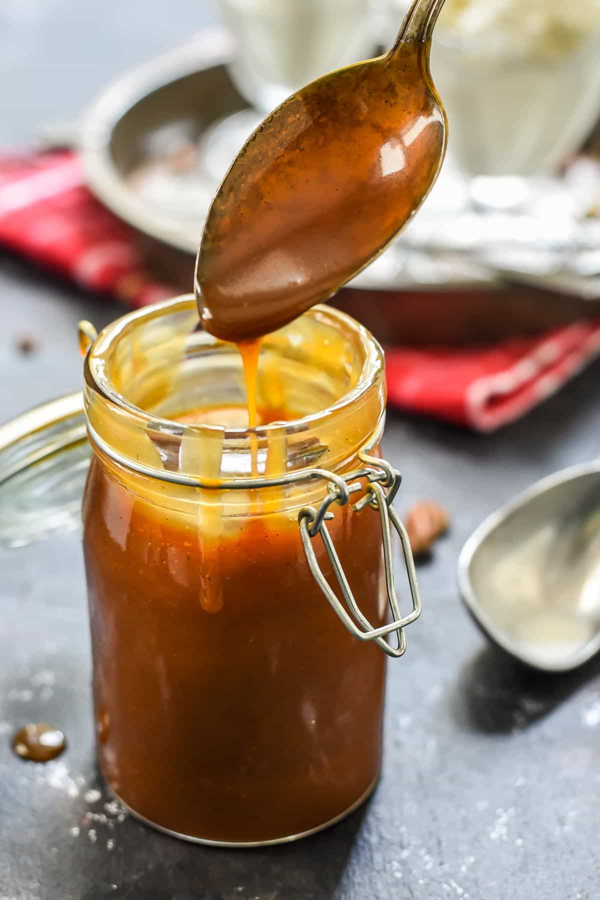 homemade-salted-caramel-sauce-recipe - Diary of A Recipe Collector