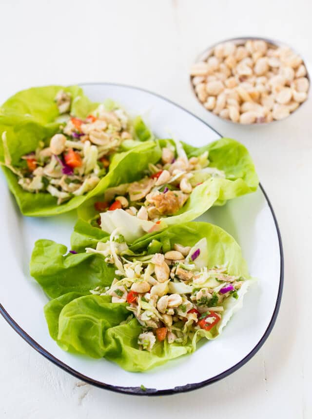 Asian Chicken Lettuce Wraps