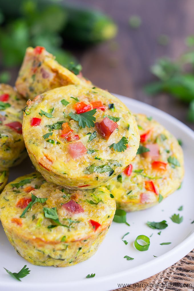 Mini Zucchini Quinoa Frittata