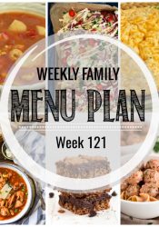 Weekly Family Meal Plan #121