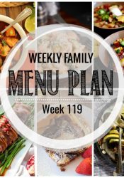 Weekly Family Meal Plan #119