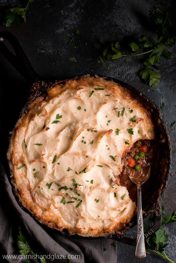 Easy Skillet Shepherds Pie