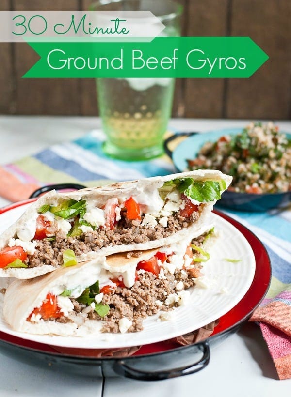 Ground Beef Gyros