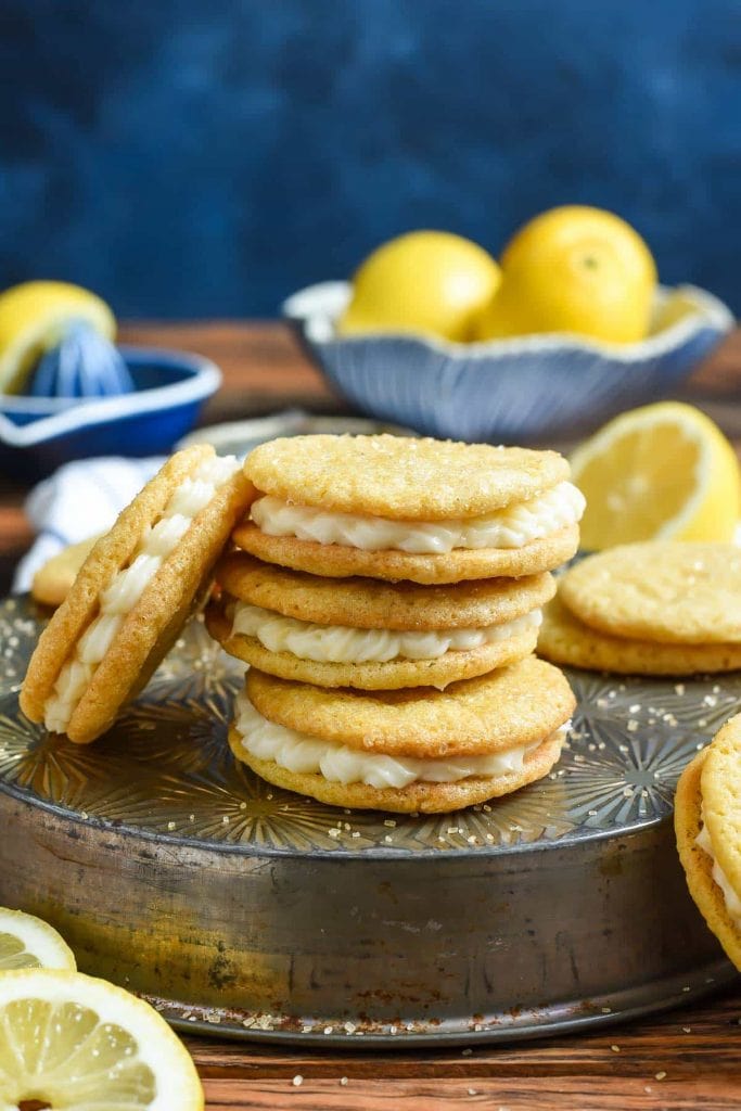 Lemon Sandwich Cookies