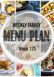 Weekly Menu Plan #125