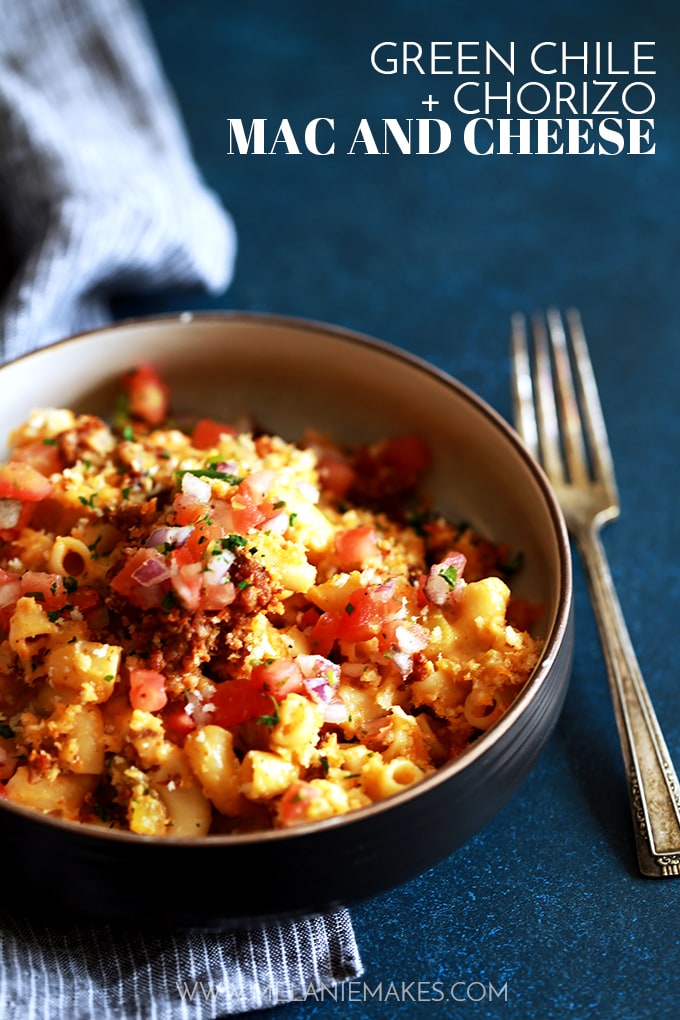 Green Chile Chorizo Mac & Cheese 