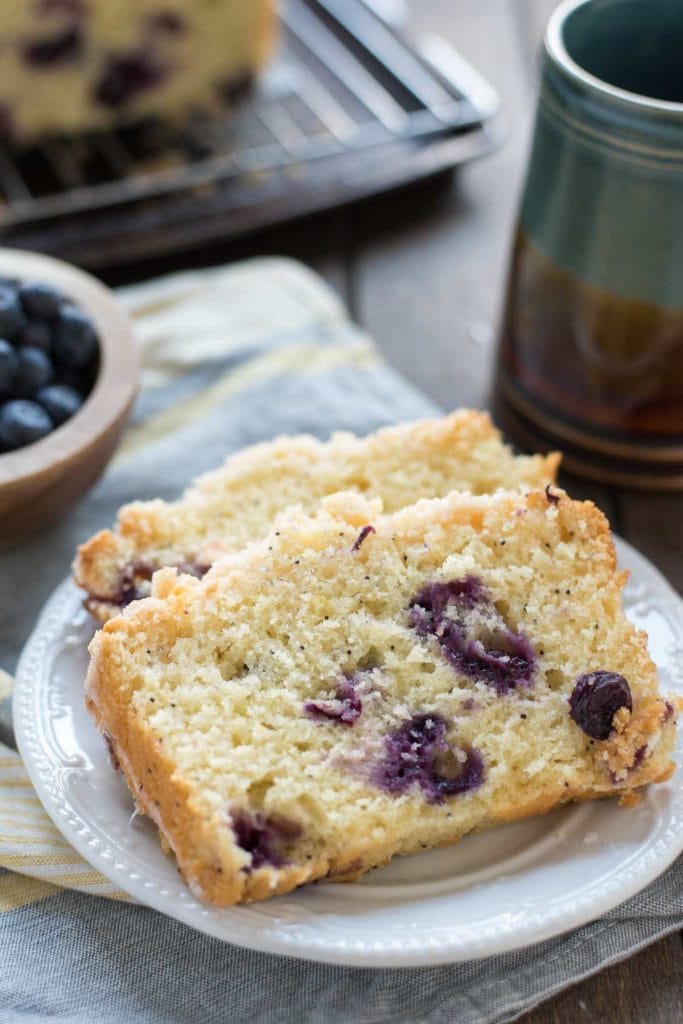 Lemon Blueberry Crumb Bread