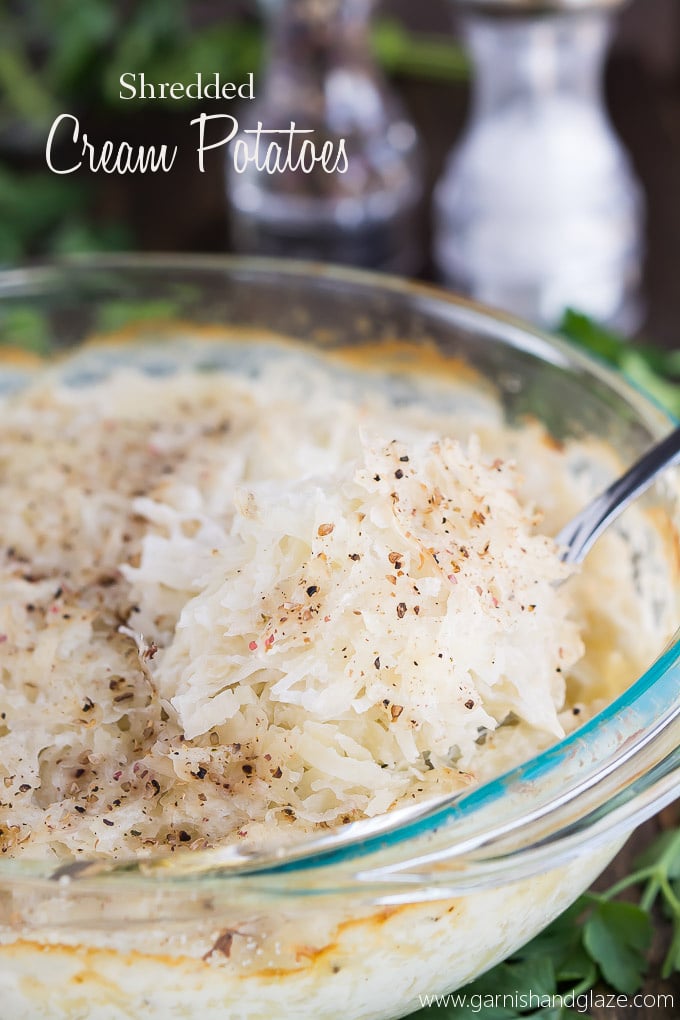 Shredded Cream Potatoes