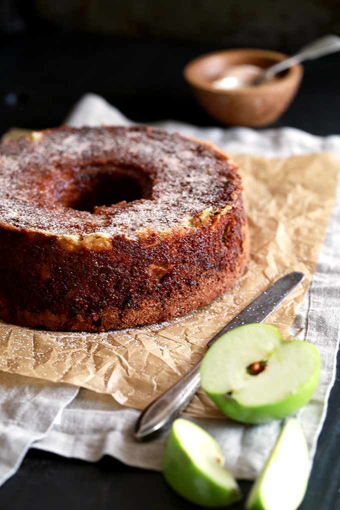 Cinnamon Sugar Apple Cake