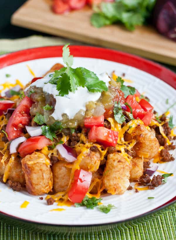 Loaded Taco Tater Tots