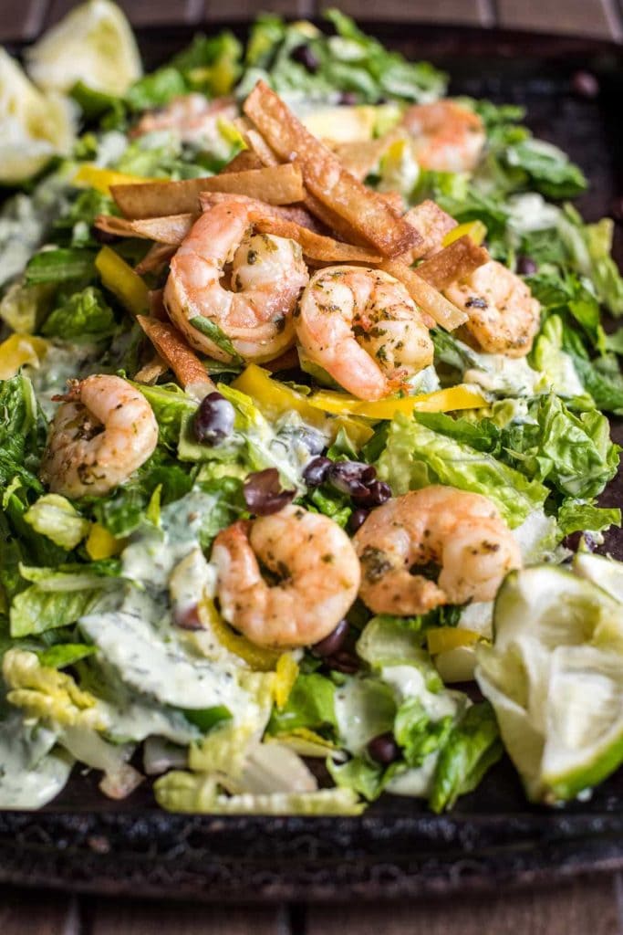 Shrimp Taco Salad