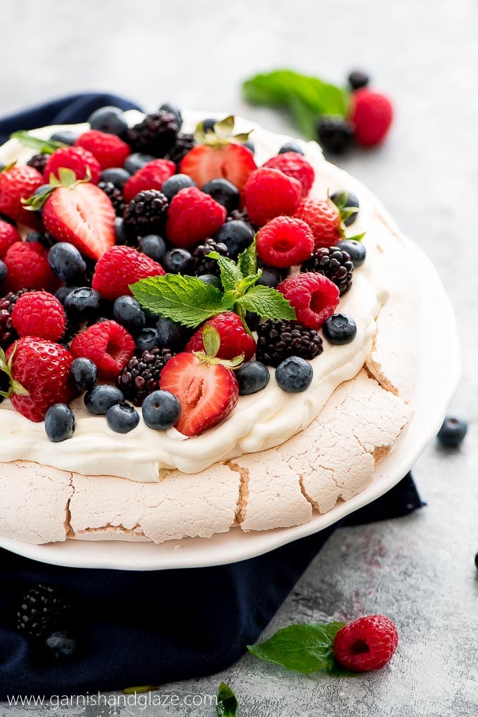 Mixed Berry Pavlova