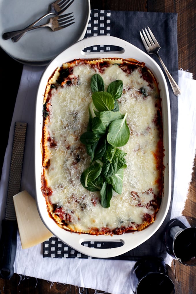 Quick & Easy Ravioli and Spinach Lasagna