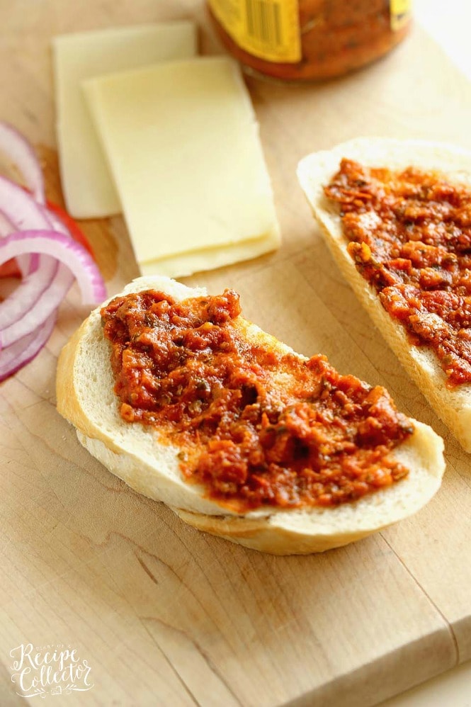 Sun-Dried Tomato Pesto Turkey Panini - An easy grilled sandwich recipe made easy and flavorful with sun-dried tomato pesto.