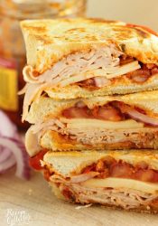 Sun-Dried Tomato Pesto Turkey Panini