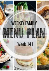 Weekly Family Meal Plan #141