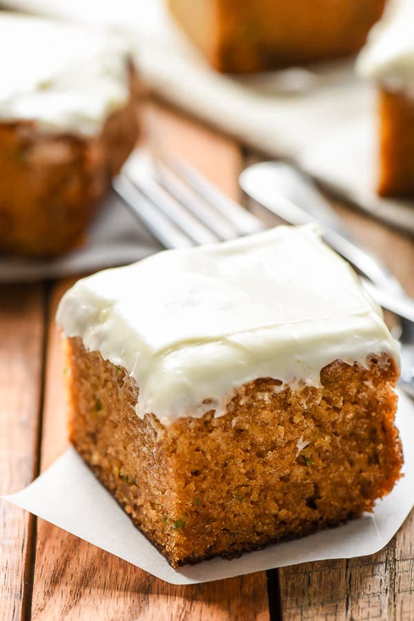 Zucchini Cake with Cream Cheese Frosting