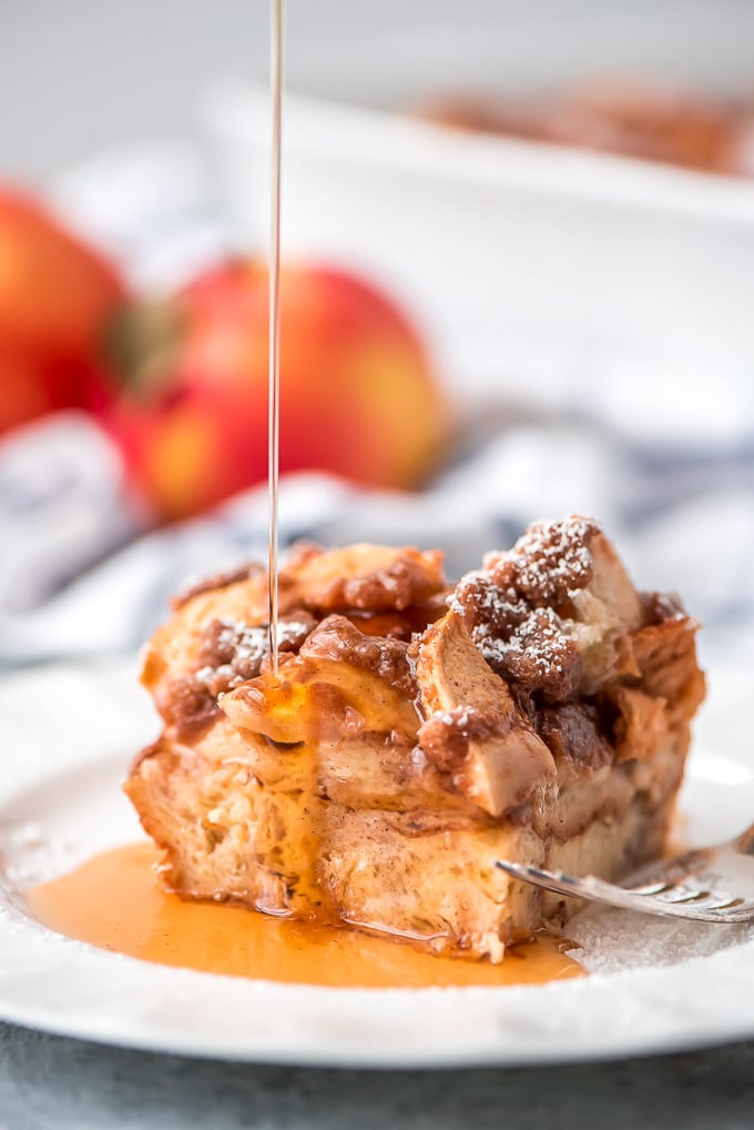 Overnight Apple French Toast Casserole