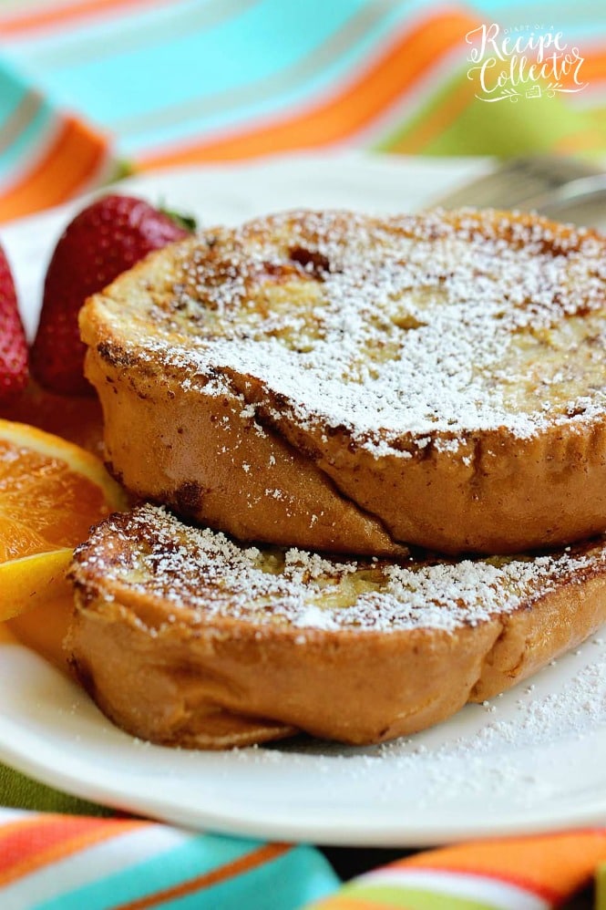 Orange French Toast - A little hint of orange in this french toast gives this recipe a little something extra!