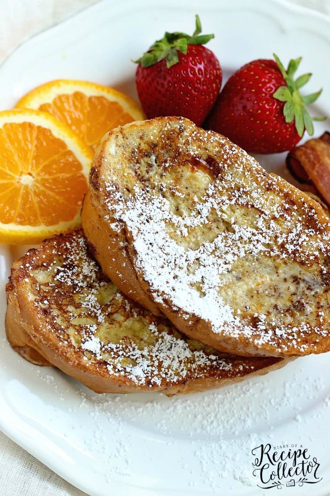 Orange French Toast - A little hint of orange in this french toast gives this recipe a little something extra!