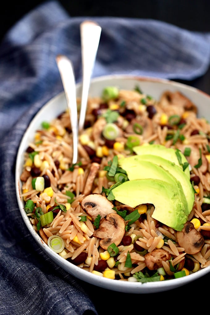 Orzo Black Bean Salad