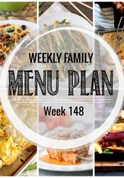 Weekly Family Meal Plan #148