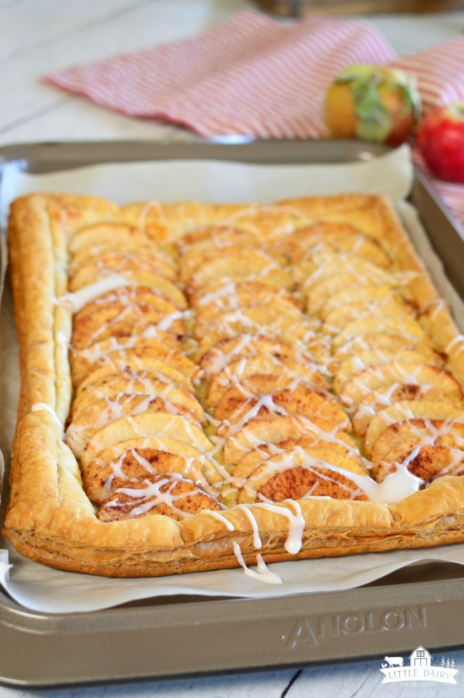 Simple Puff Pastry Apple Tart