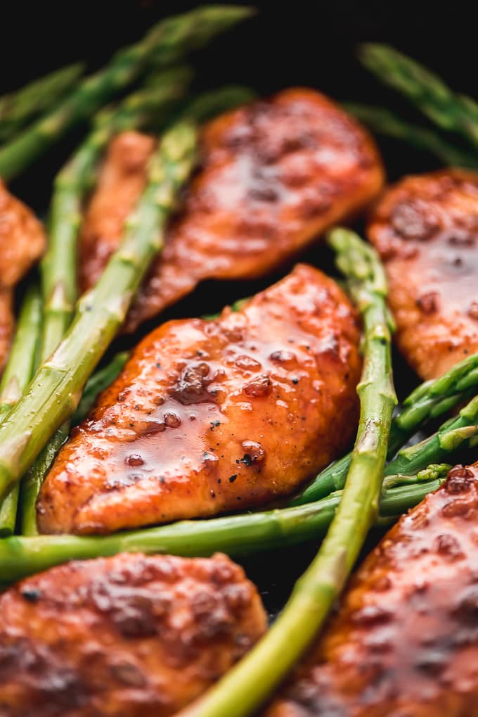 Honey Garlic Chicken & Asparagus