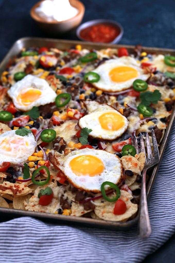 Huevos Rancheros Sheet Pan Nachos