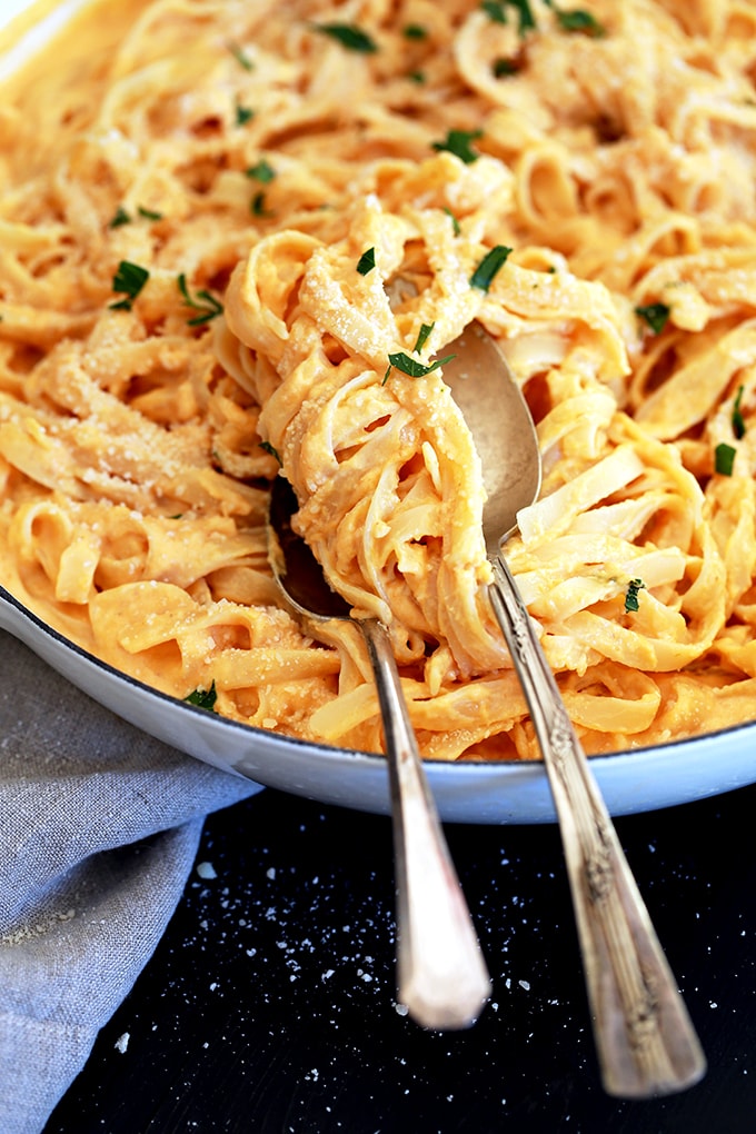 Skinny Pumpkin Alfredo Sauce