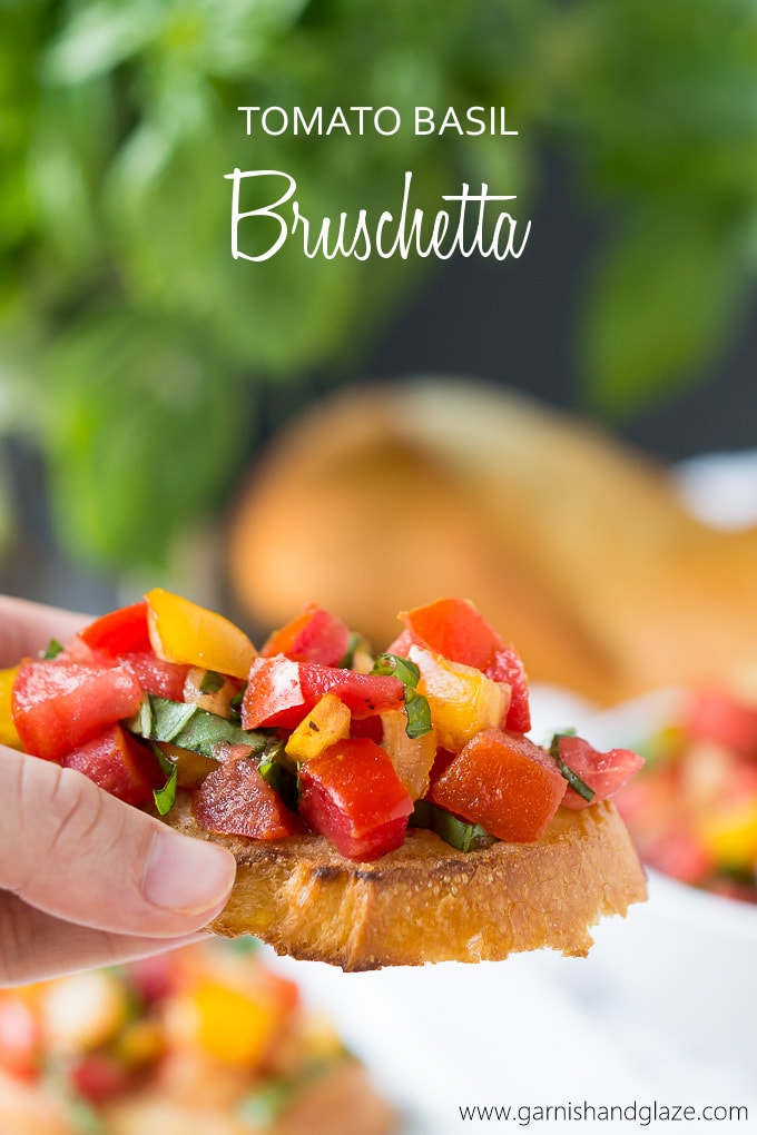 Tomato Basil Bruschetta