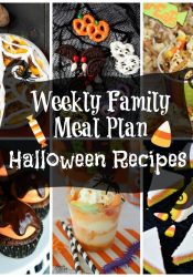 Weekly Family Meal Plan:  Halloween Recipes