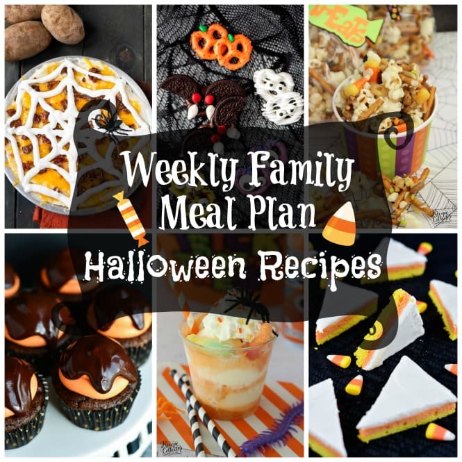 Weekly Family Meal Plan - Halloween Recipes