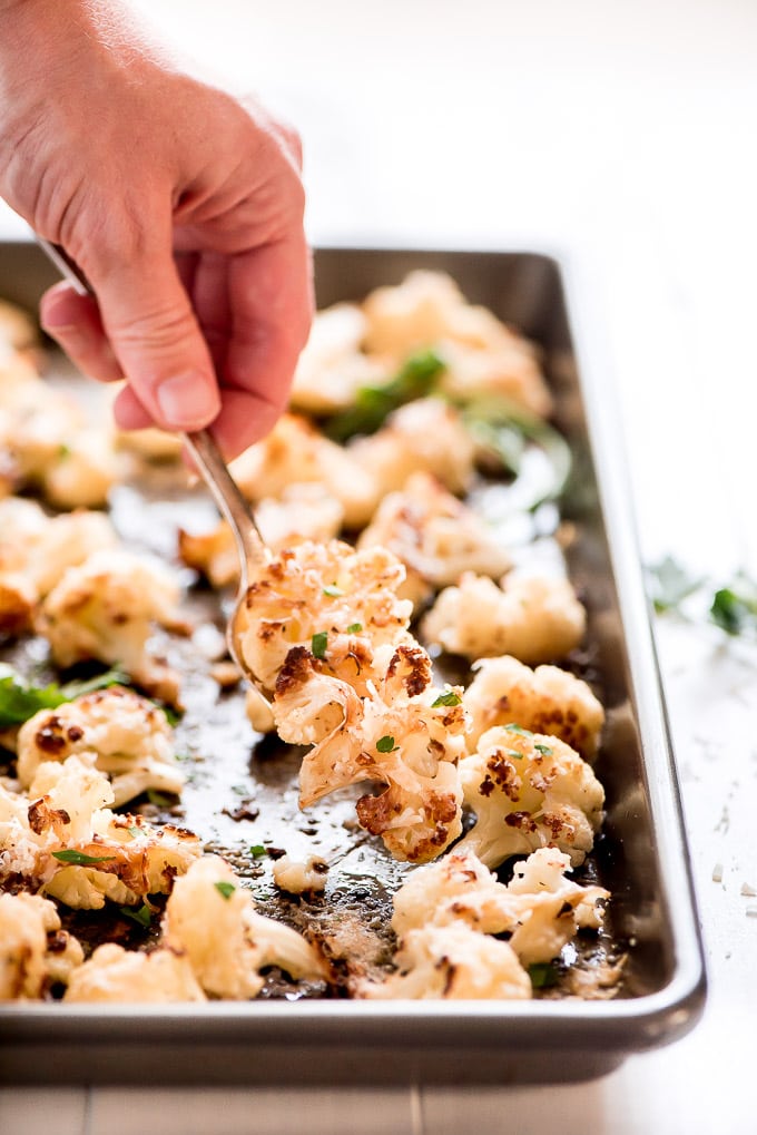 Parmesan Roasted Cauliflower