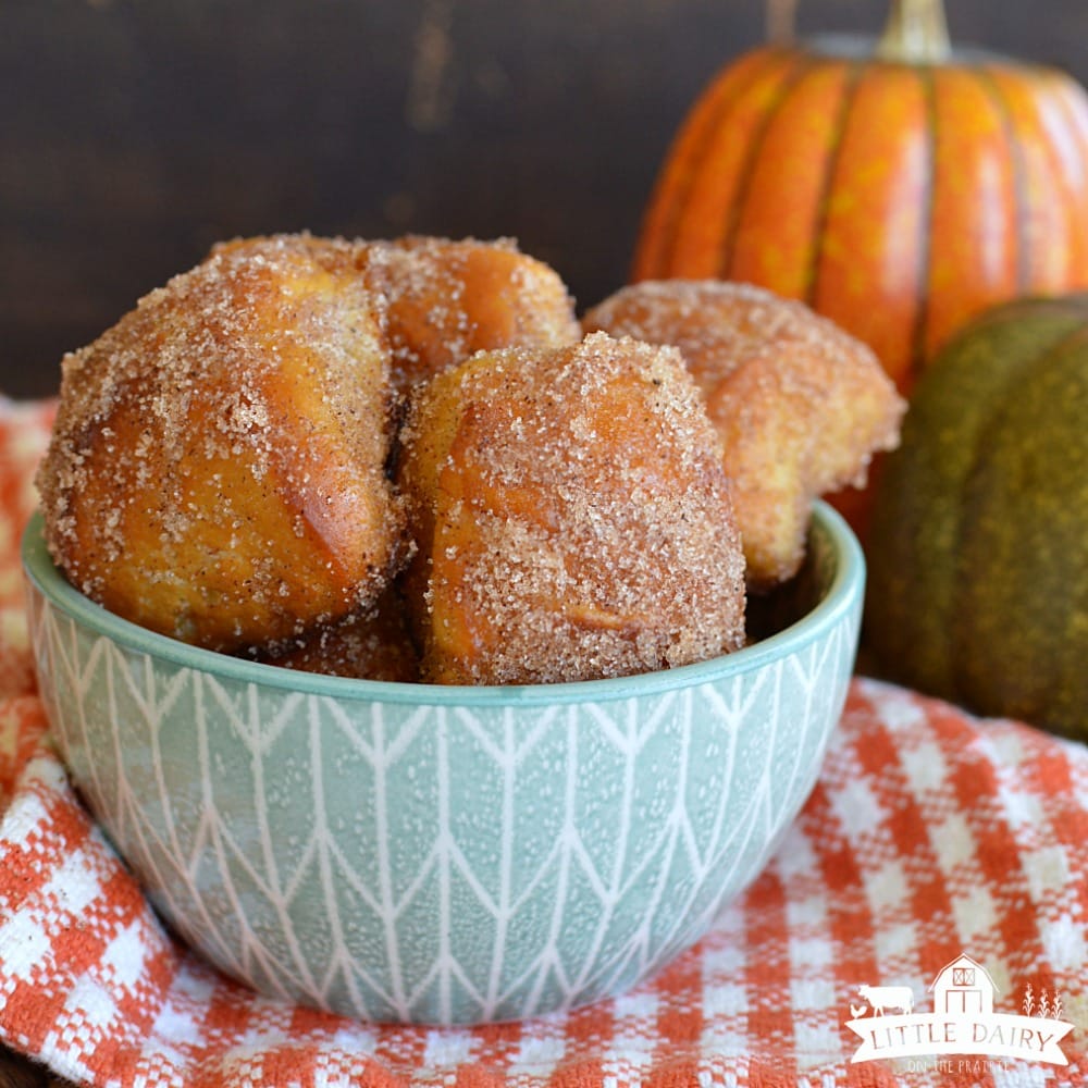 Pumpkin Spice Pretzel Bites