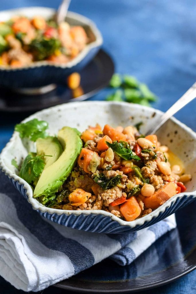 Sweet Potato Turkey Chili