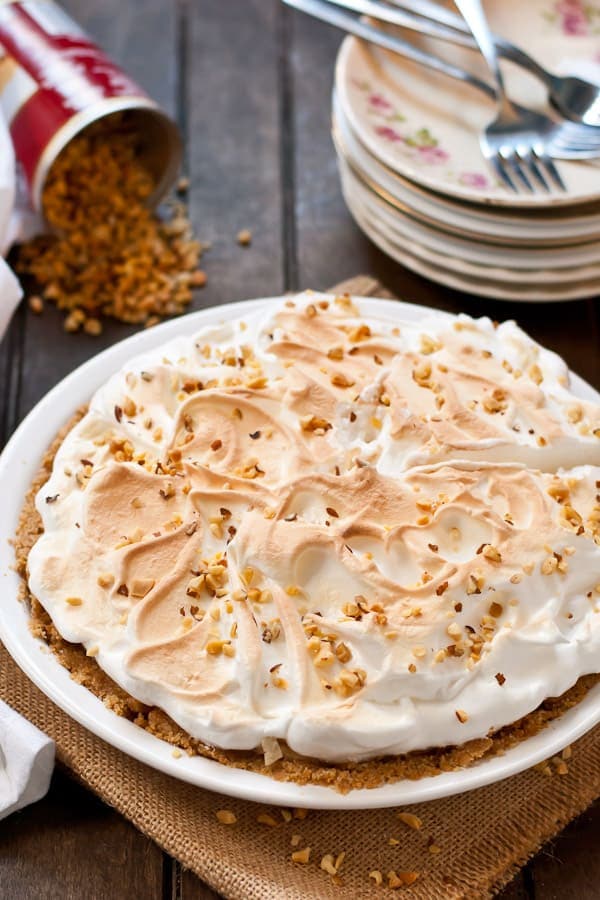 Peanut Butter Meringue Pie