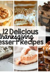 Weekly Family Meal Plan – Thanksgiving Dessert Recipes