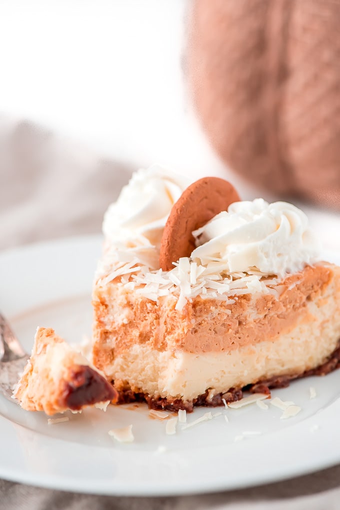 White Chocolate Pumpkin Cheesecake