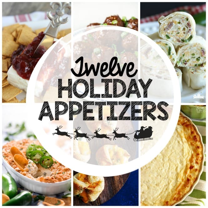 Weekly Family Meal Plan- Featuring twelve appetizer recipes perfect for all your holiday festivities!