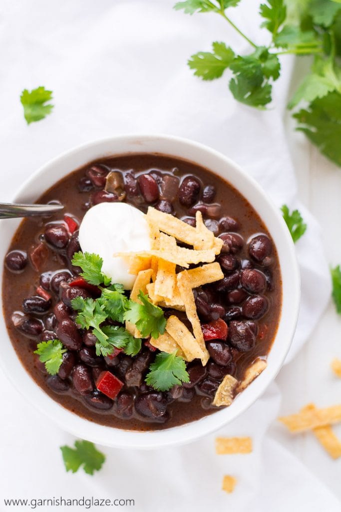 Slow Cooker Black Bean Soup