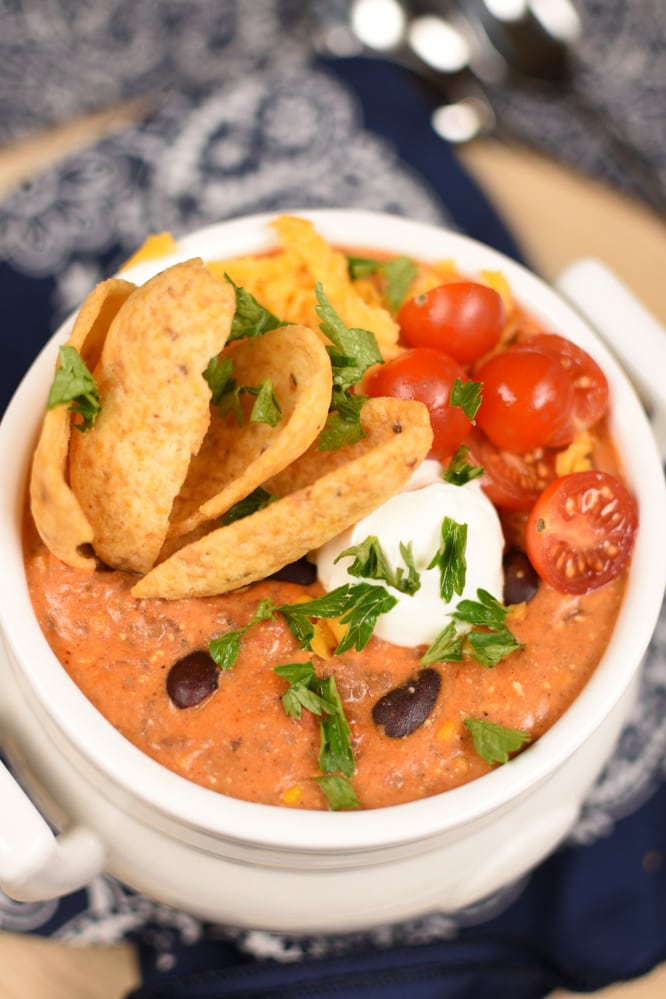 Slow Cooker Creamy Taco Soup