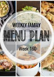 Weekly Family Meal Plan #160