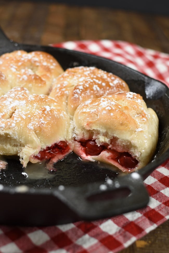 Cherry Cheesecake Monkey Bread